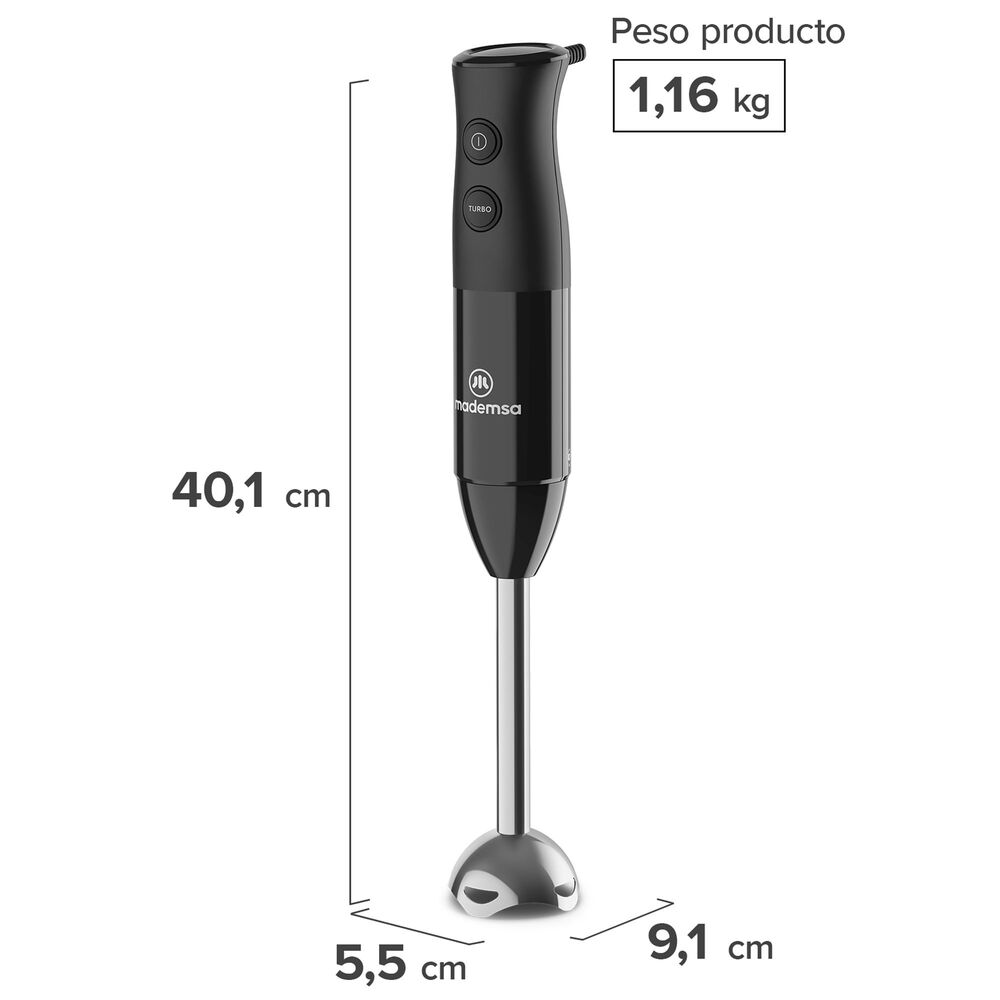 Minipimer 3 En 1 Mademsa Con 2 Velocidades Mib20 image number 3.0