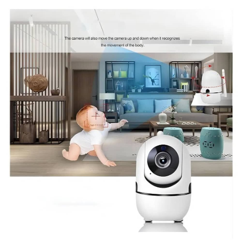 Mini Camara Inteligente Monitor De Bebe Sensor De Movimiento image number 3.0