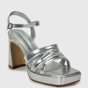 Sandalia Petral Plateado