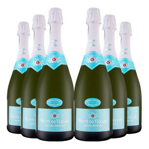 6 Espumante Veuve Du Vernay Desalcoholizado Demi Sec