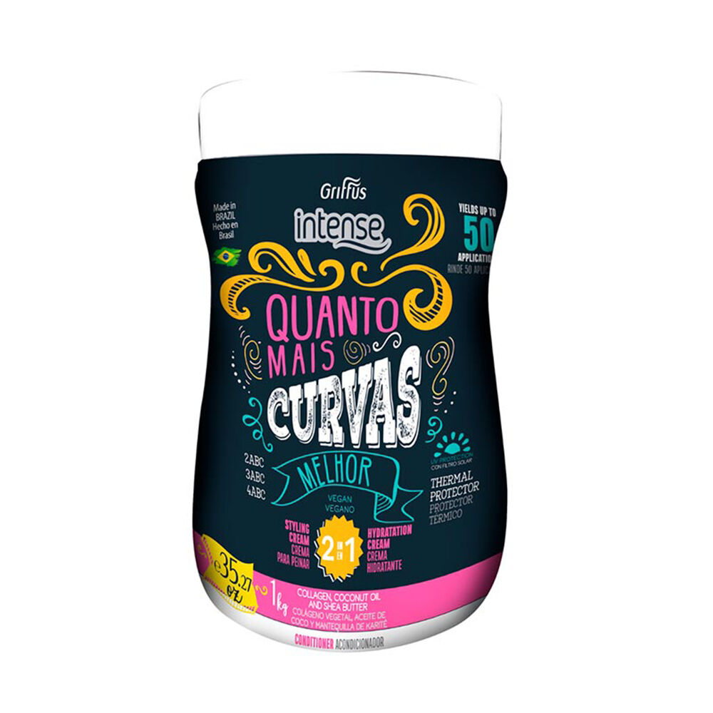 Griffus - Mascarilla Y Acondicionador Para Rizos Y Ondas 1000ml image number 0.0