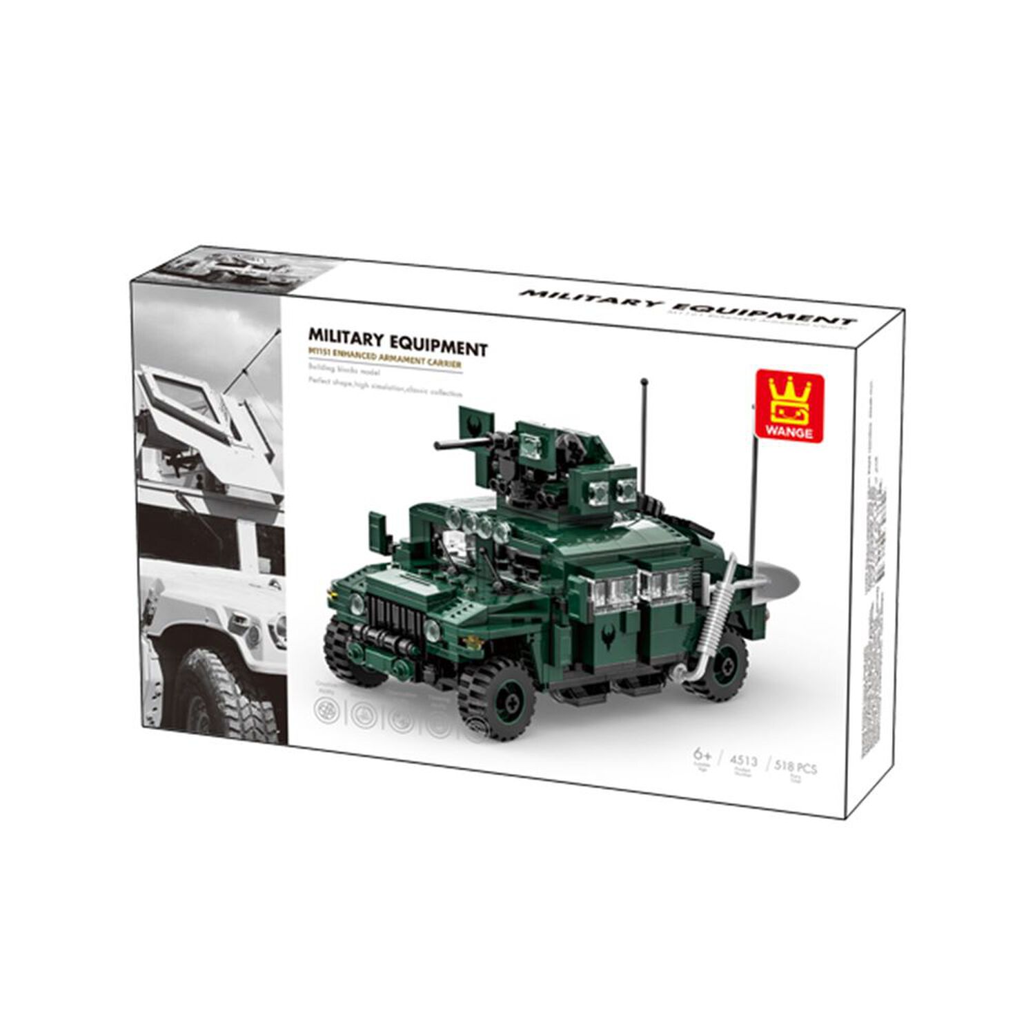 Tanque Militar Porta Armamento Armable 518 Pzs. image number 1.0