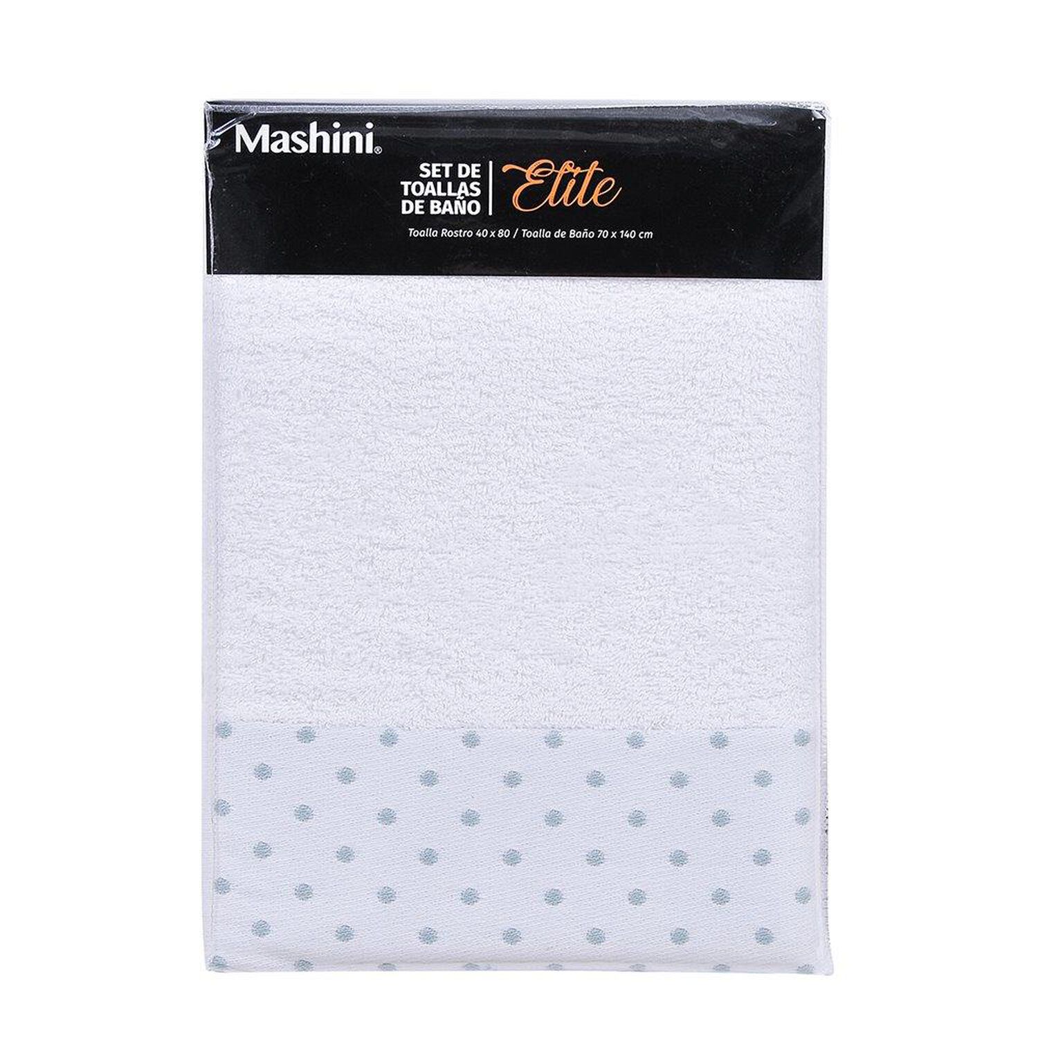 Set 2 Toallas Elite 450 Blanco image number 2.0