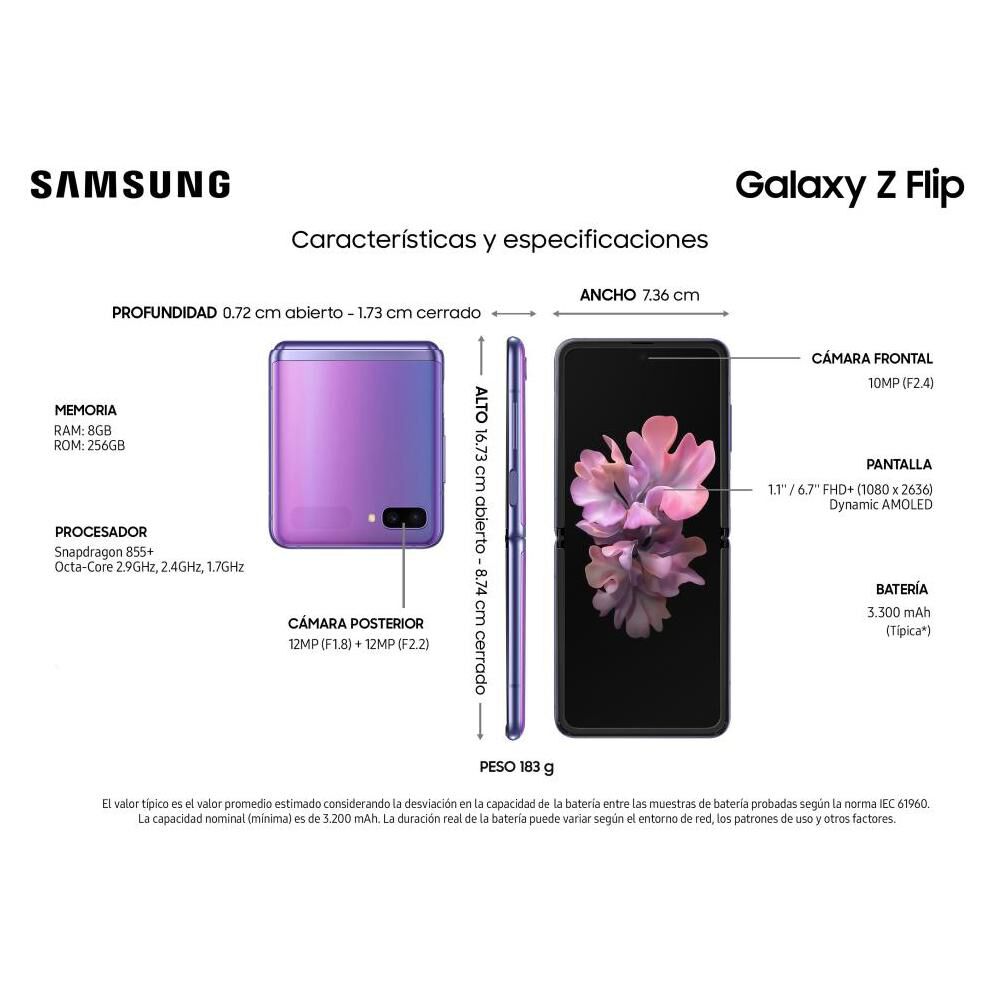 Smartphone Samsung Galaxy Z Flip 256 Gb / Liberado image number 9.0