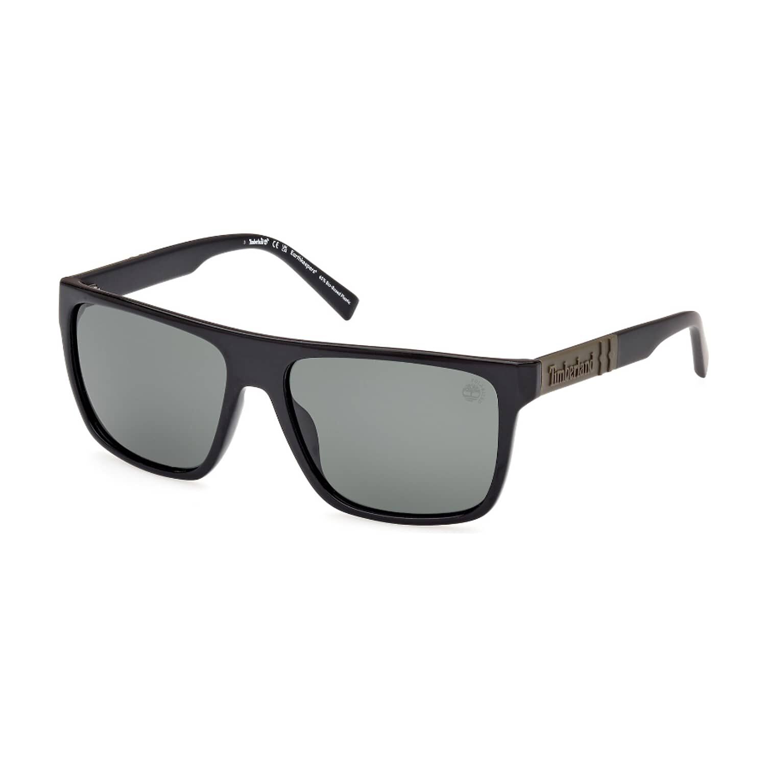 Lentes De Sol Negro Brillante Polarizados Timberland image number 1.0