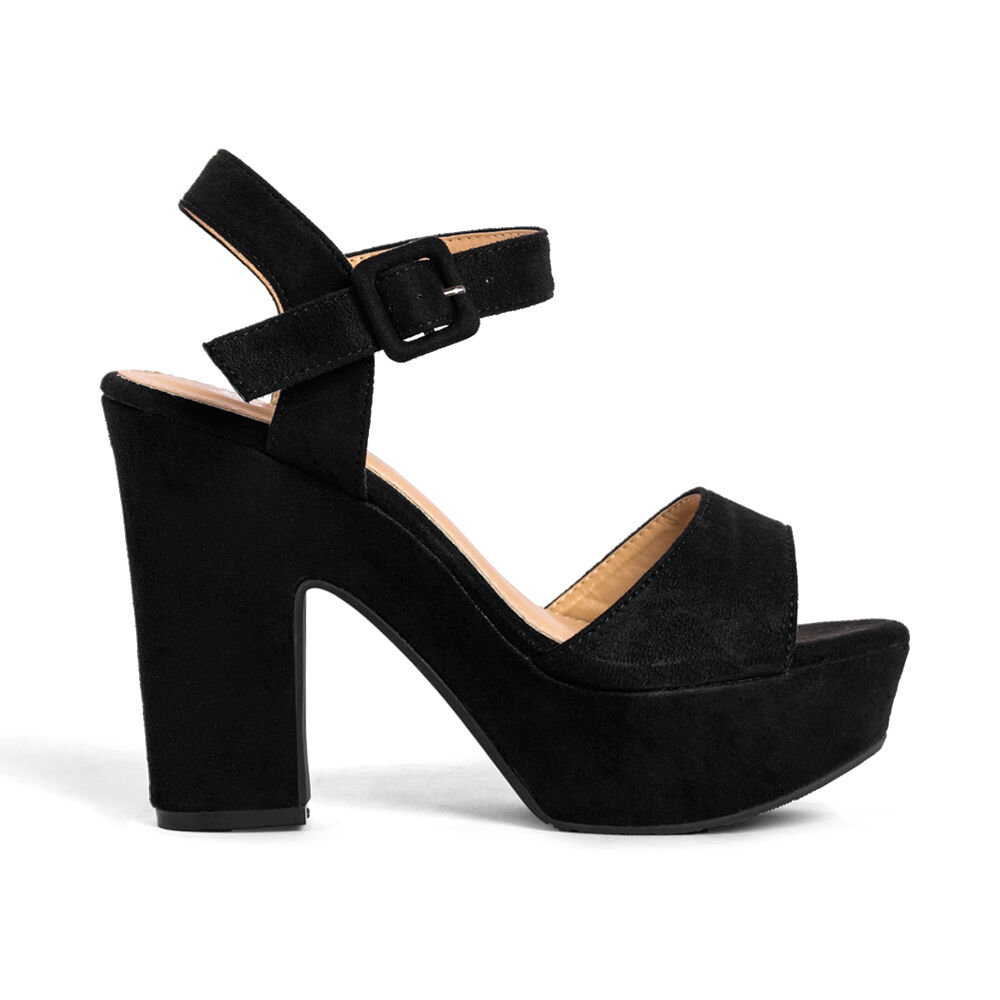 Sandalia Taco Negro Fiesta You556-21 Weide image number 0.0