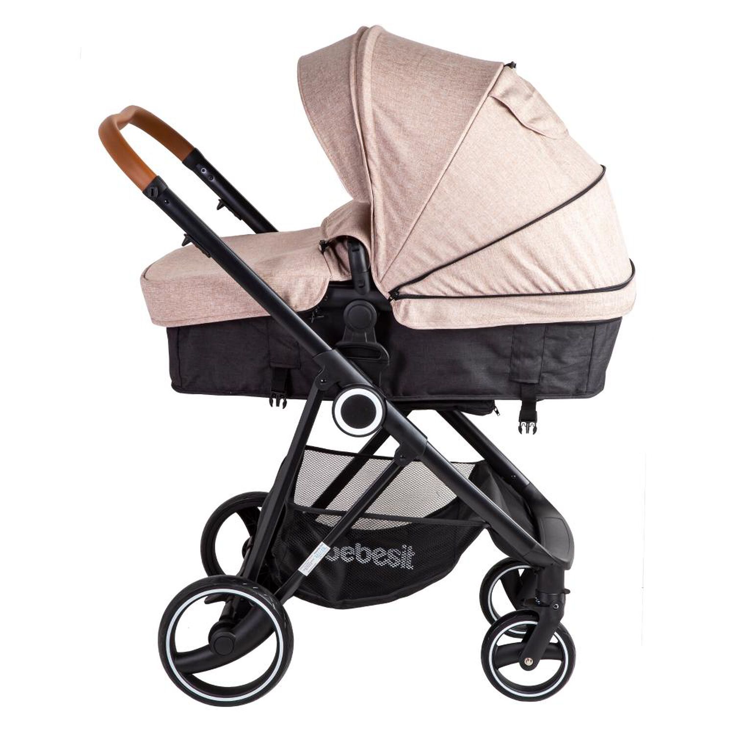 Coche Cuna Travel System Bebesit Cosmos Beige image number 3.0