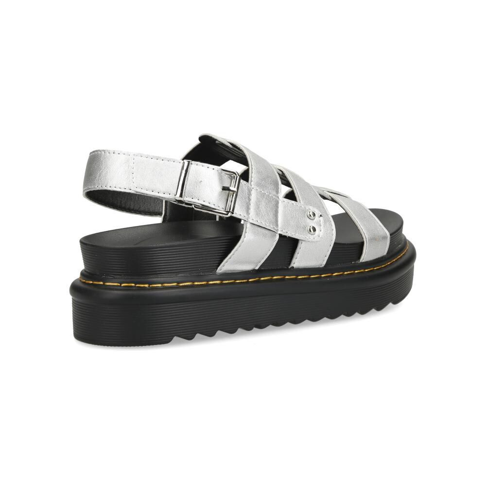 Sandalia Mujer Rolly Go Silver image number 3.0