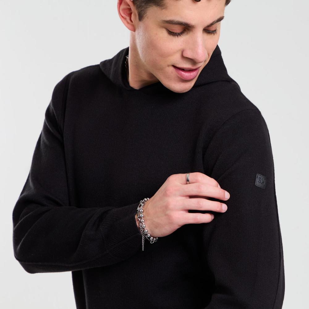 Sweater Liso Regular Manga Larga Con Capucha Hombre Skuad image number 4.0