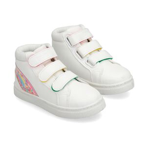 Zapatilla Infantil Ni&ntilde;a Topsis White