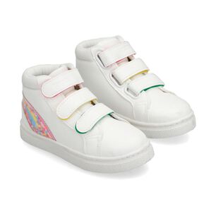 Zapatilla Infantil Ni&ntilde;a Topsis White