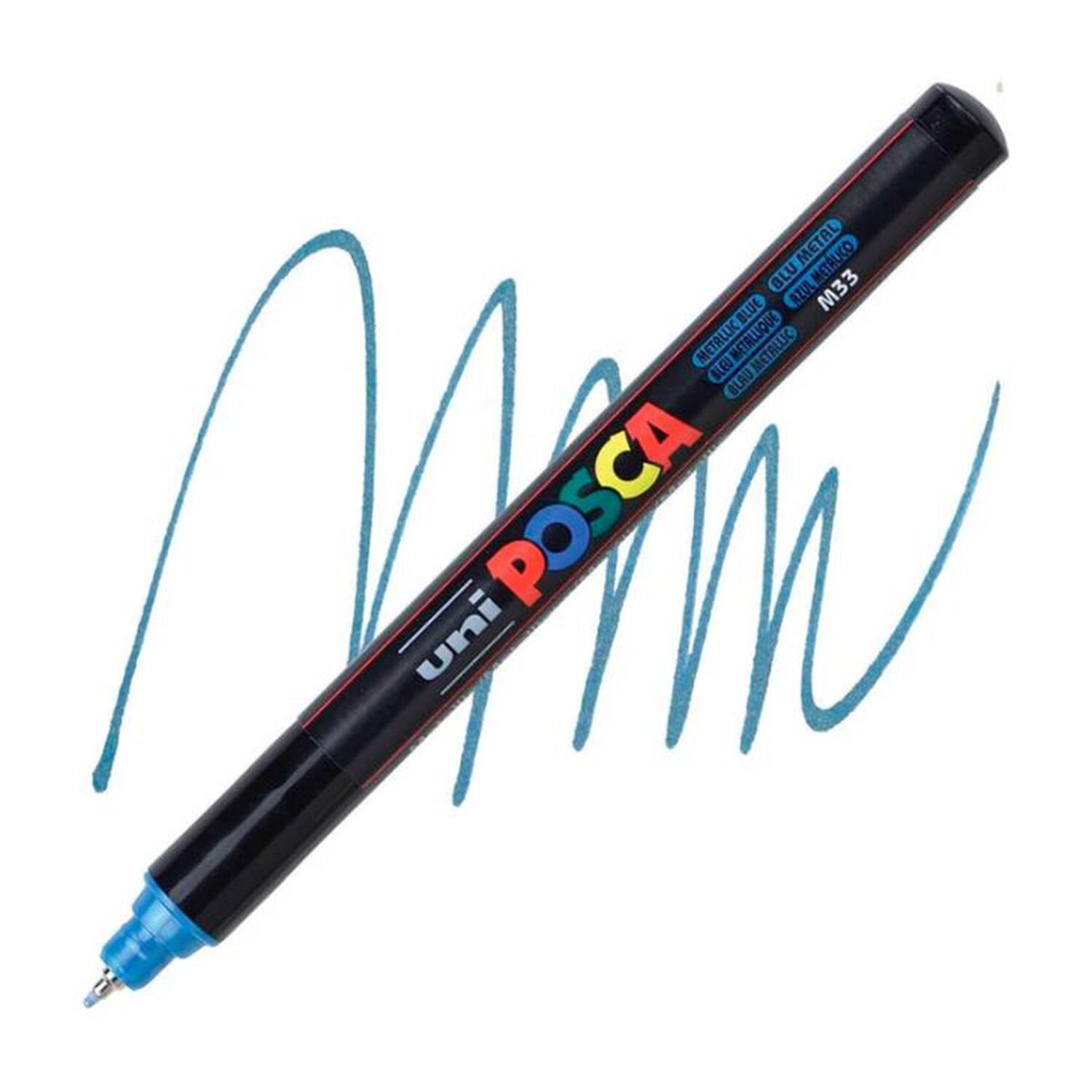 Marcador Acr&iacute;lico Azul Met&aacute;lico 1mr Posca image number 0.0