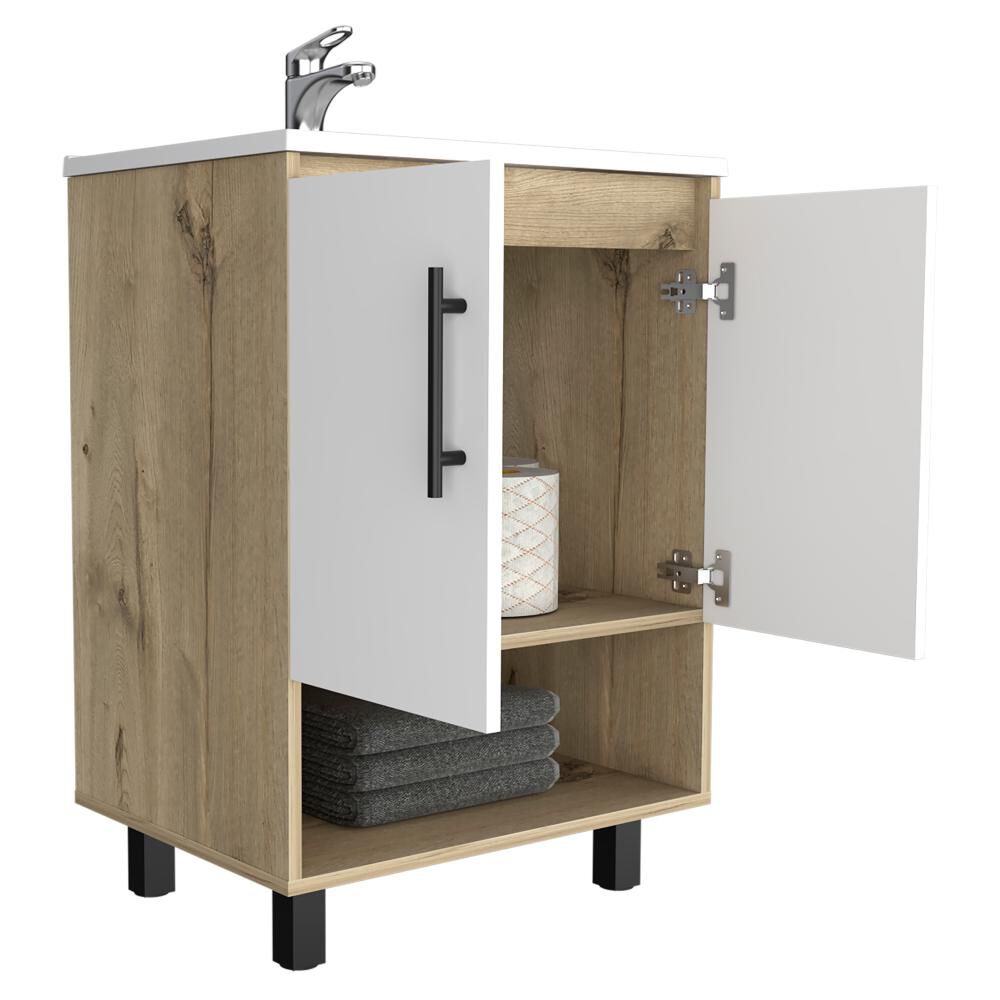 Mueble Lavamanos Tuhome Lavamanos Bath Bi Color / 2 Puertas image number 3.0