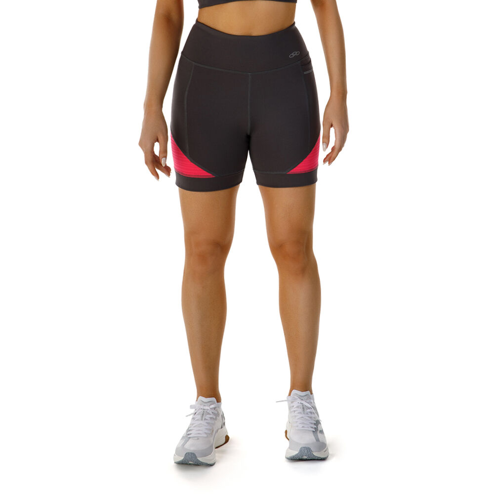 Calza Runner 5 Gris Oscuro Mujer image number 0.0