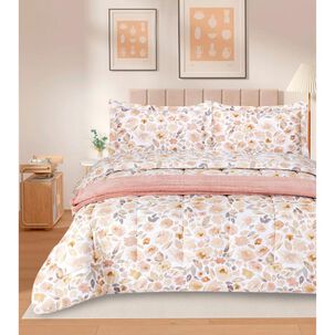 Set Plum&oacute;n Belle Noite Peonia / 2 Plazas + Manta 130x160 Cm