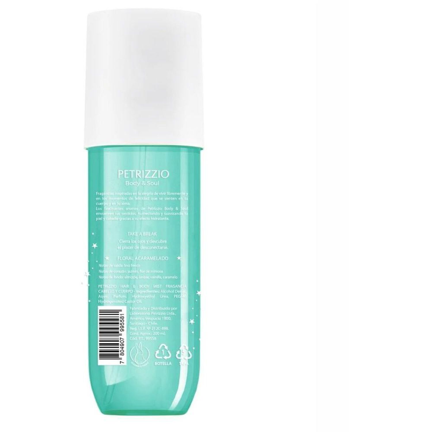 Fragancia Mujer Hair & Body Take A Break Petrizzio / 200 Ml image number 1.0
