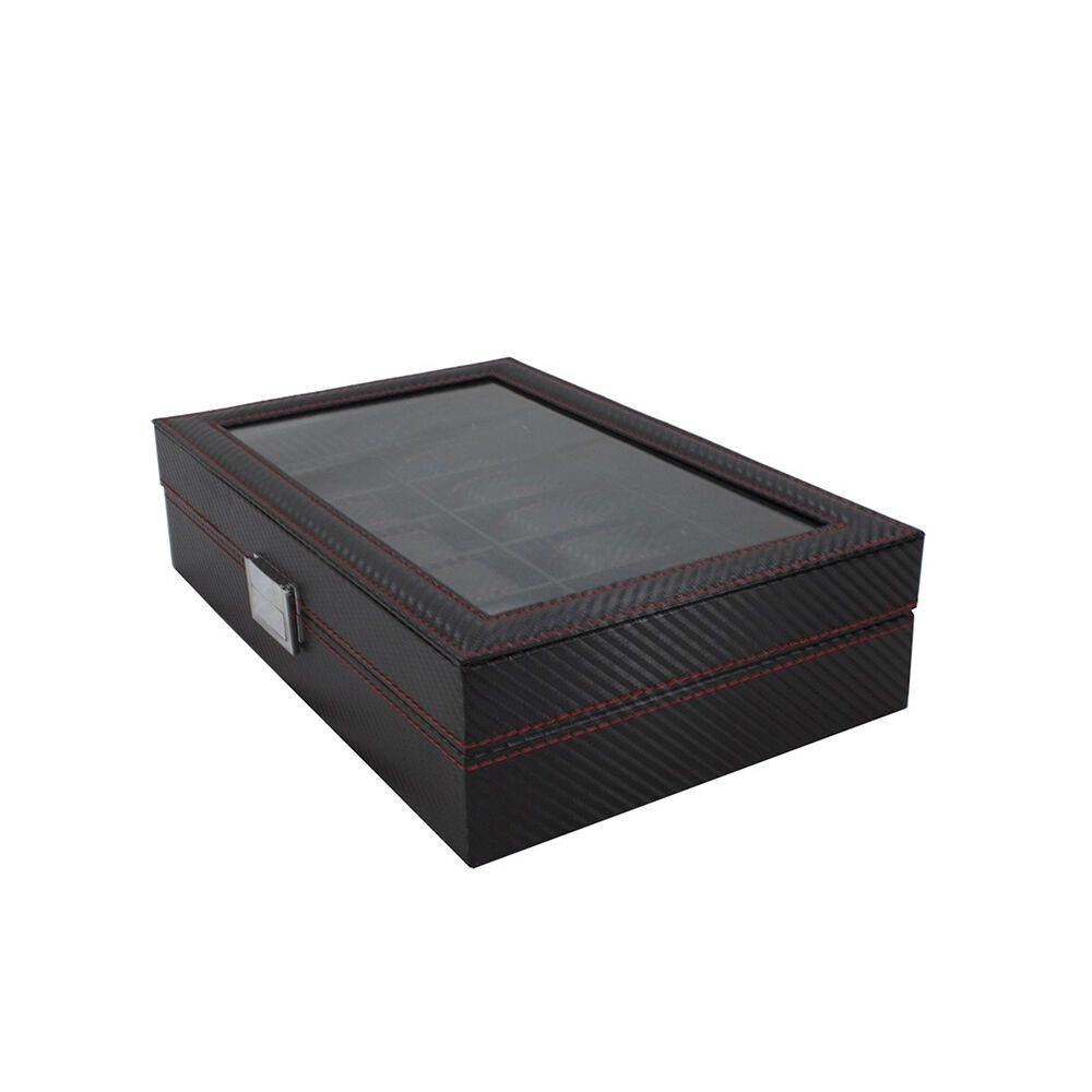 Caja Estuche Organizador De 12 Relojes Bordado Elegante image number 3.0