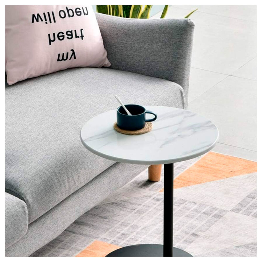 Mesa Auxiliar Con Ruedas Diseño Moderno Y Elegante Ideal Para Sala O Dormitorio image number 3.0