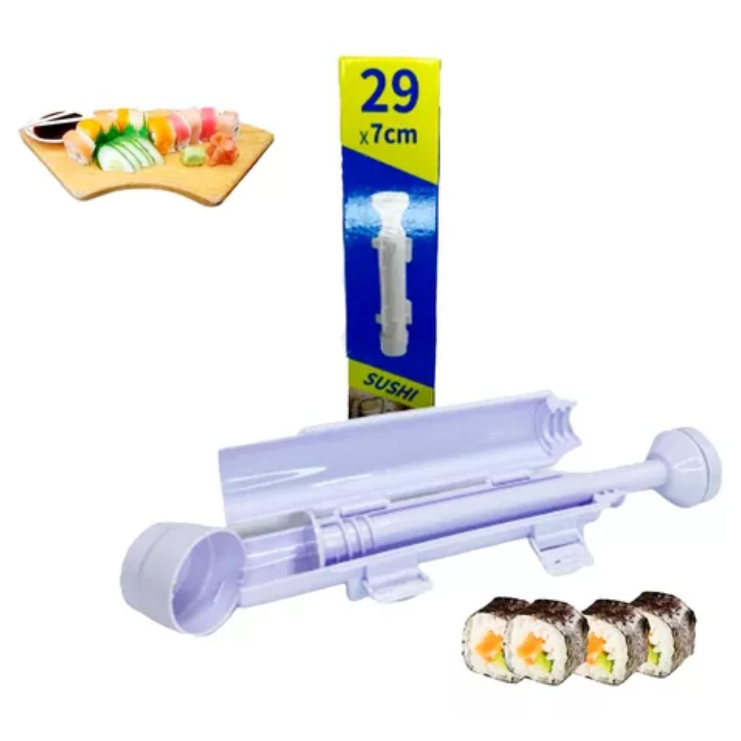Maquina Para Hacer Sushi Facil Sushezi Bazooka Sushi image number 3.0