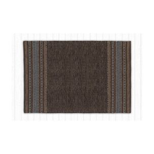 Alfombra Kilim Mediana Caf&eacute;