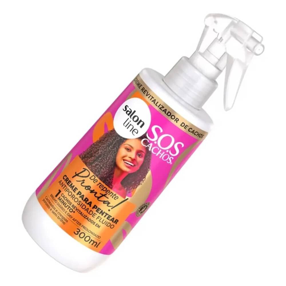 Crema De Peinar Sos Antiporosidade Pronta De 300ml Salonline image number 2.0