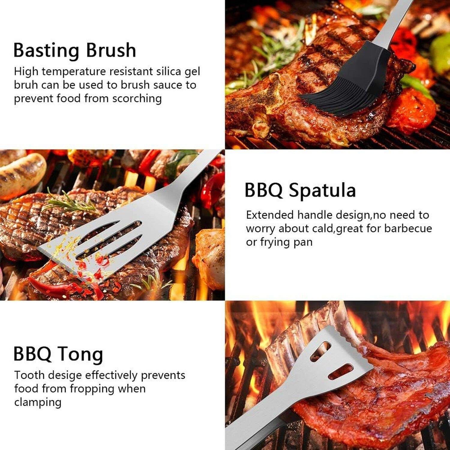 Kit Parrillero 5 Piezas Acero Inoxidable Maleta Bbq image number 3.0