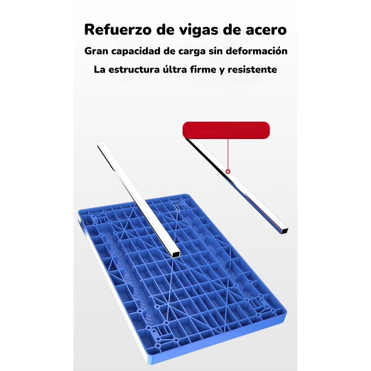 Carro De Carga Plegable Plataforma 500kg 90x60cm Lubabycas image number 4.0