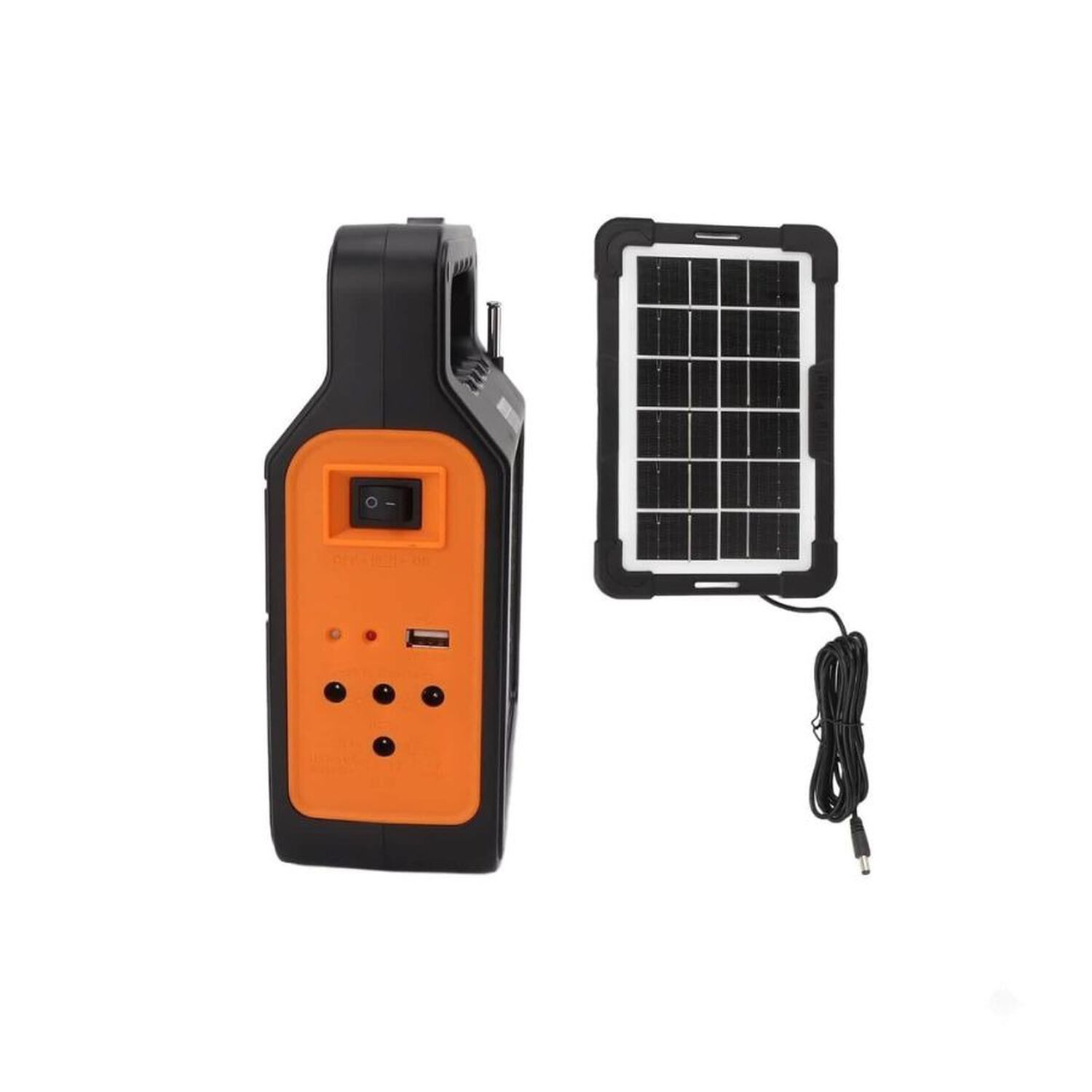 Kit Iluminaci&oacute;n Solar Port&aacute;til Radio Bluetooth 3 Focos image number 3.0