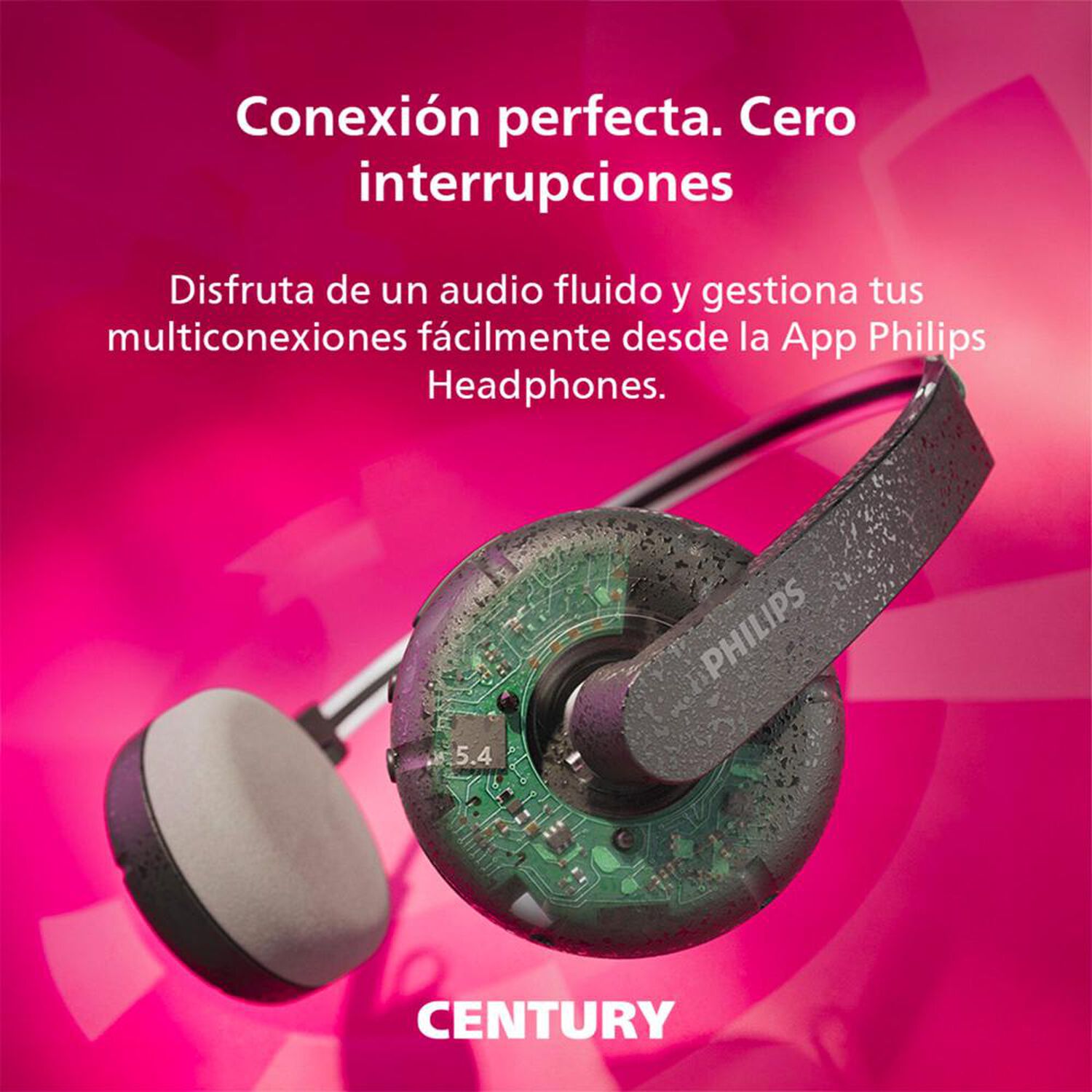 Aud&iacute;fonos Bluetooth Philips Tah2000bk image number 7.0