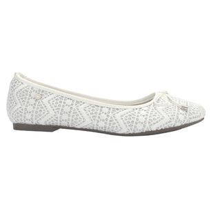 Ballerina Mujer Chalada Nathan-27 Blanco Casual