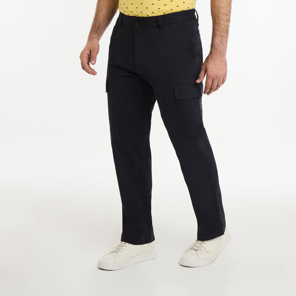 Pantalón Cargo Tiro Medio Regular Hombre Herald image number 2.0