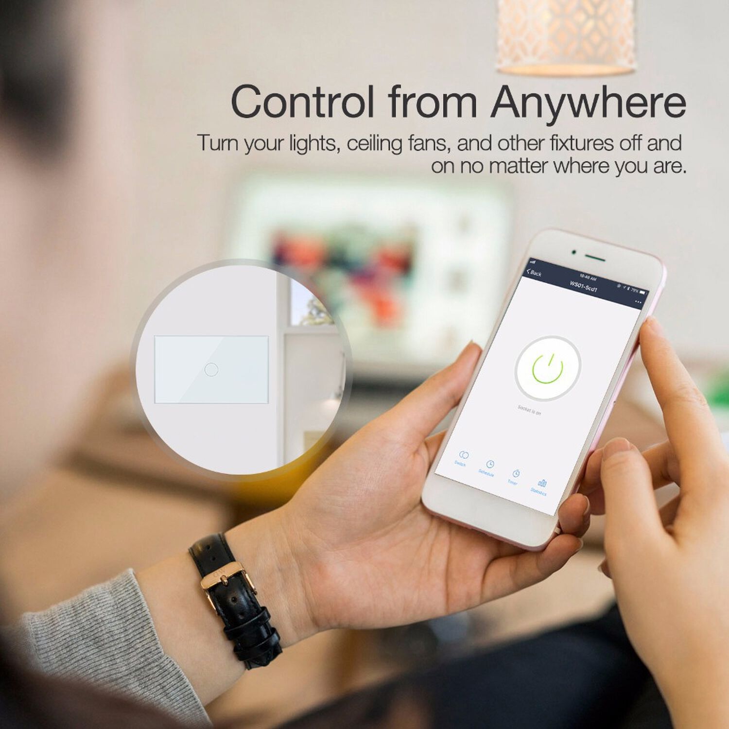Interruptor Wifi Sin Neutro De 3 Canales Para Sonoff Ewelink image number 3.0