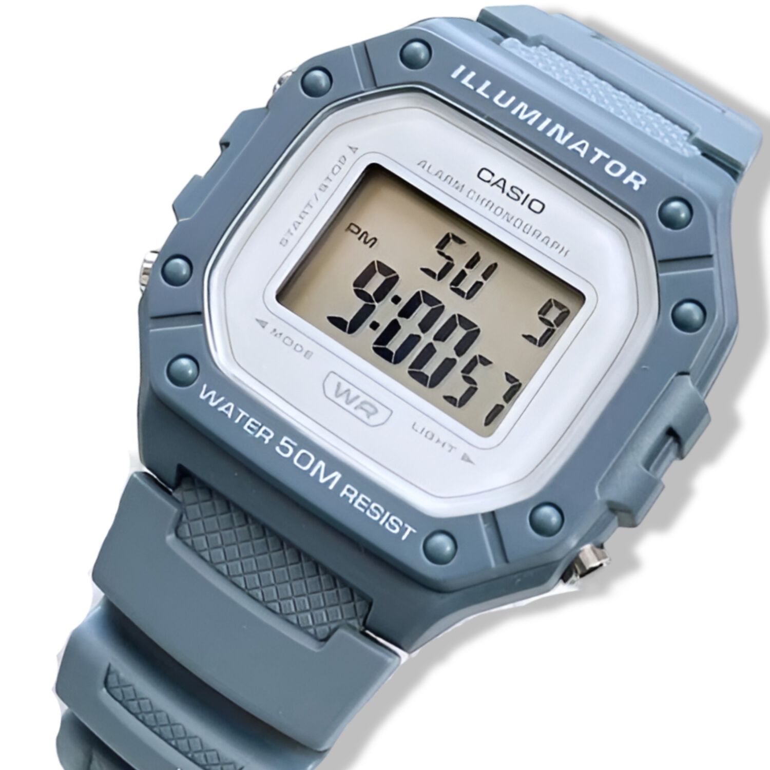 Reloj Casio De Hombre W-218hc-2avdf Celeste image number 1.0