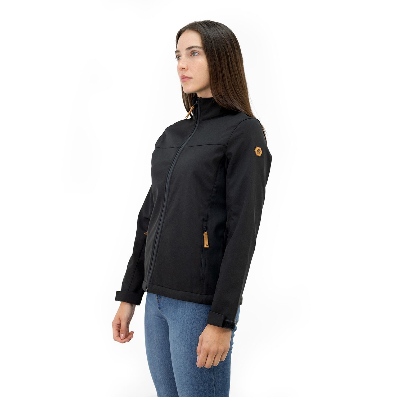 Softshell Quebec Loba Negro image number 5.0