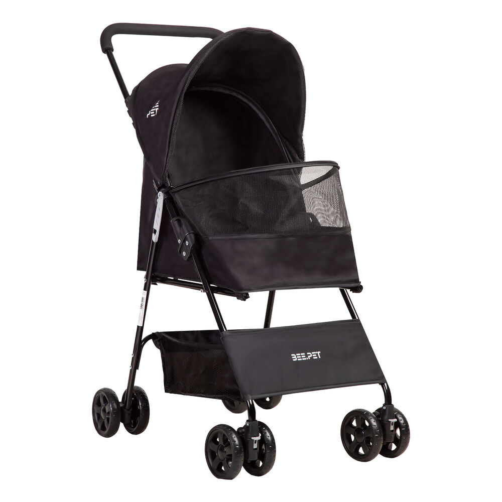 Coche Mascota Plegable Light Perro Gato Negro Beepet Bebesit image number 0.0