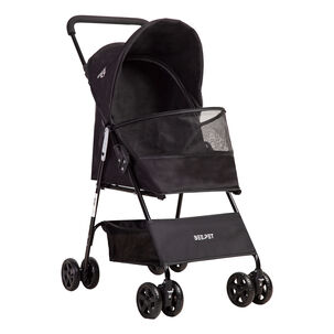 Coche Mascota Plegable Light Perro Gato Negro Beepet Bebesit