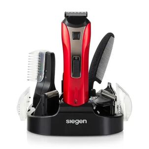 Kit Cortadora De Pelo Y Barba Siegen Recargable + Accesorios 6en1 Sg8520