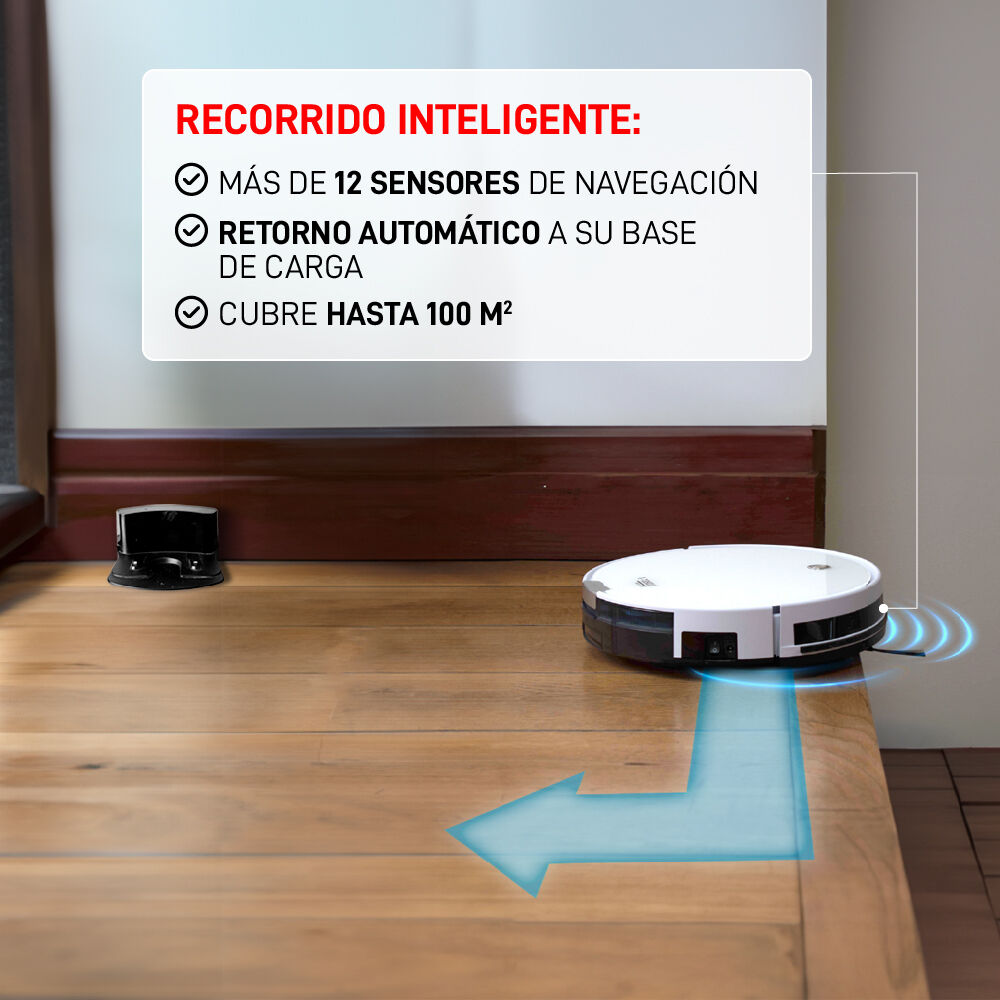 Aspiradora Trapeadora Robot Inteligente Silenciosa Osoji Duo D990 Wifi image number 7.0