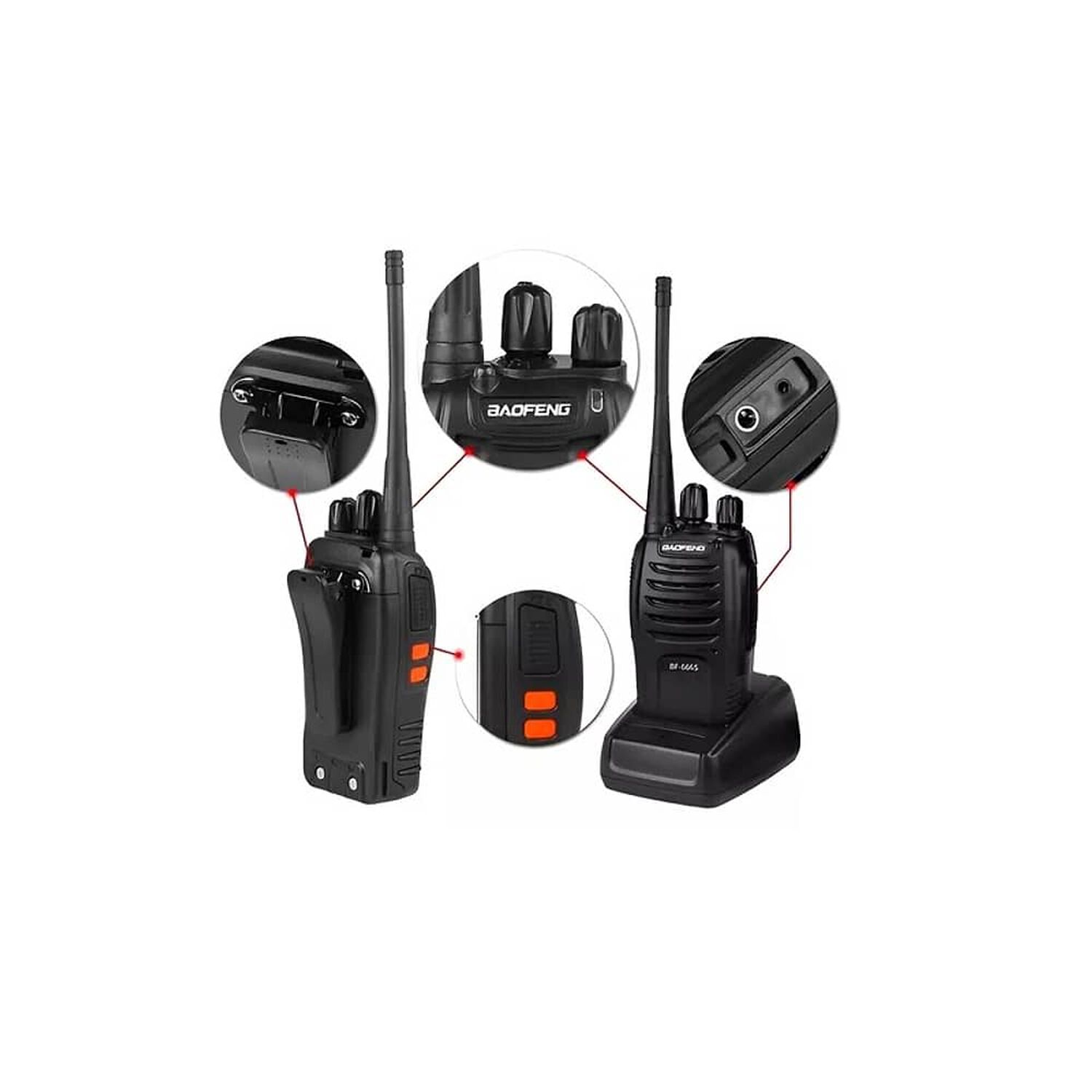 Radio Walkie Talkie Individual Baofeng Bf-666s image number 4.0