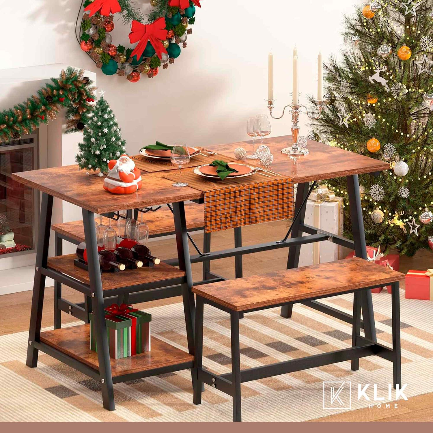 Comedor Industrial Con Repisas Y Banquetas image number 7.0