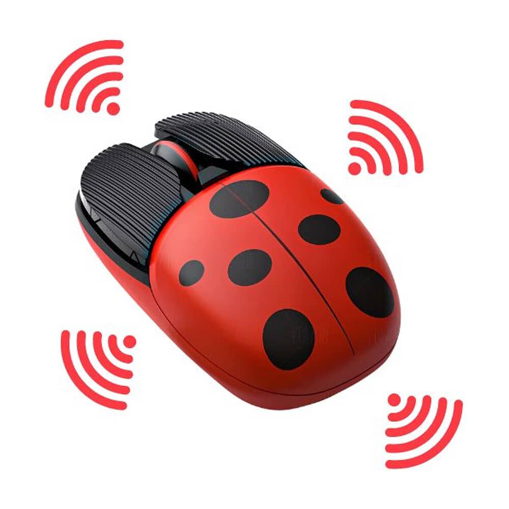 Mouse Inal&aacute;mbrico Recargable Para Pc Dise&ntilde;o Chinita image number 2.0