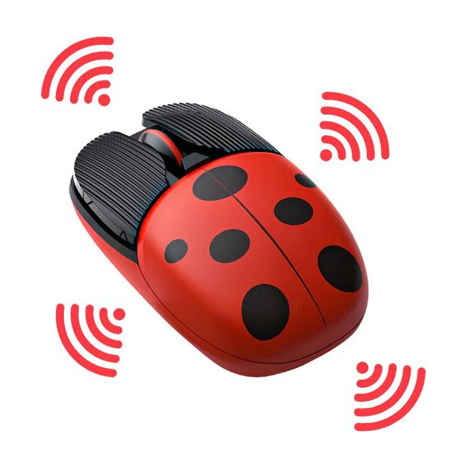 Mouse Inal&aacute;mbrico Recargable Para Pc Dise&ntilde;o Chinita image number 2.0