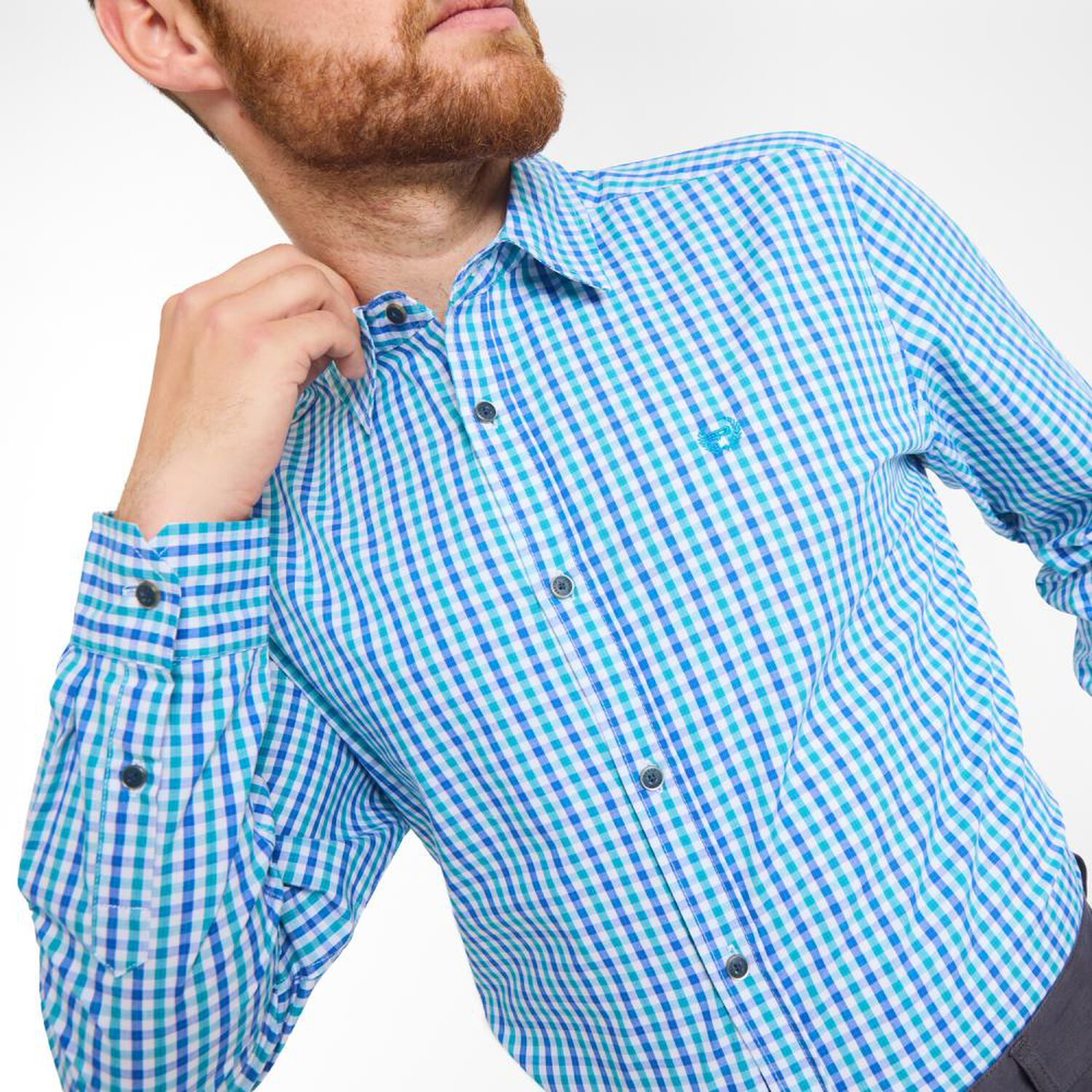 Camisa Fantas&iacute;a Regular Manga Larga Hombre Peroe image number 4.0