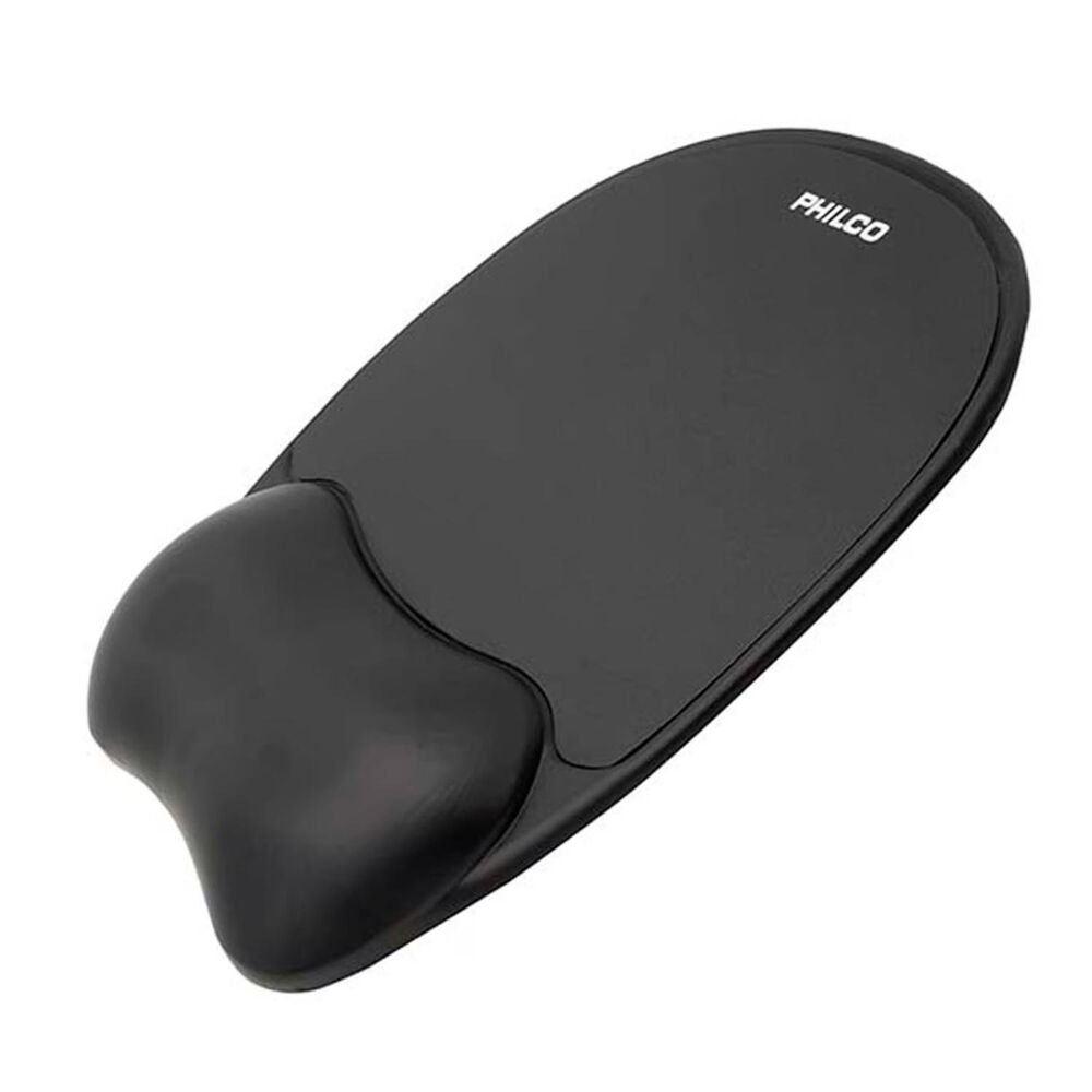Mousepad Con Apoya Muñecas De Gel Negro M00214 image number 1.0