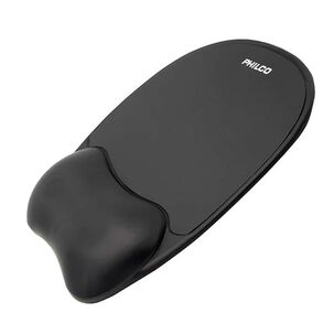 Mousepad Con Apoya Muñecas De Gel Negro M00214