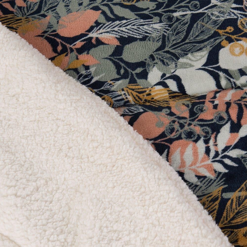 Plumon Coral Print Sherpa 2 Plazas Otoño image number 1.0