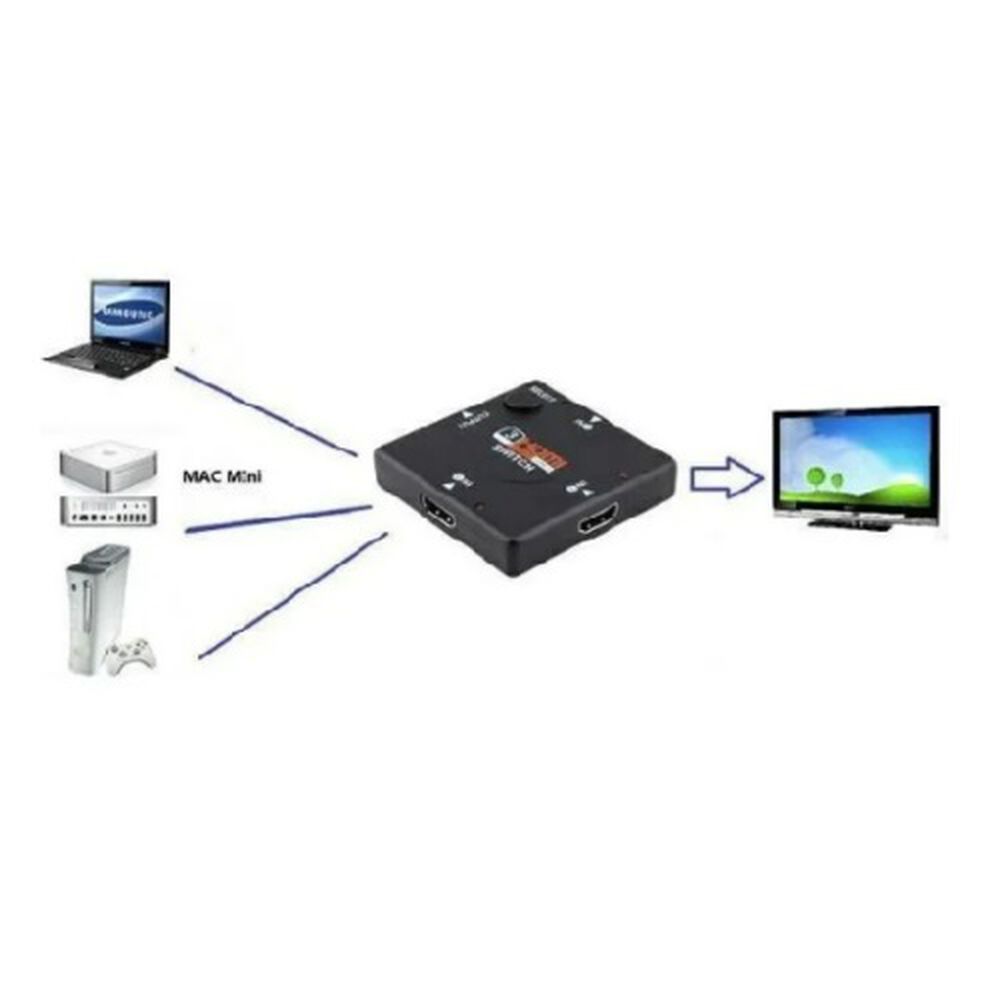 Adaptador Hdmi Switch 1 Salida 3 Entrada 1080p image number 1.0