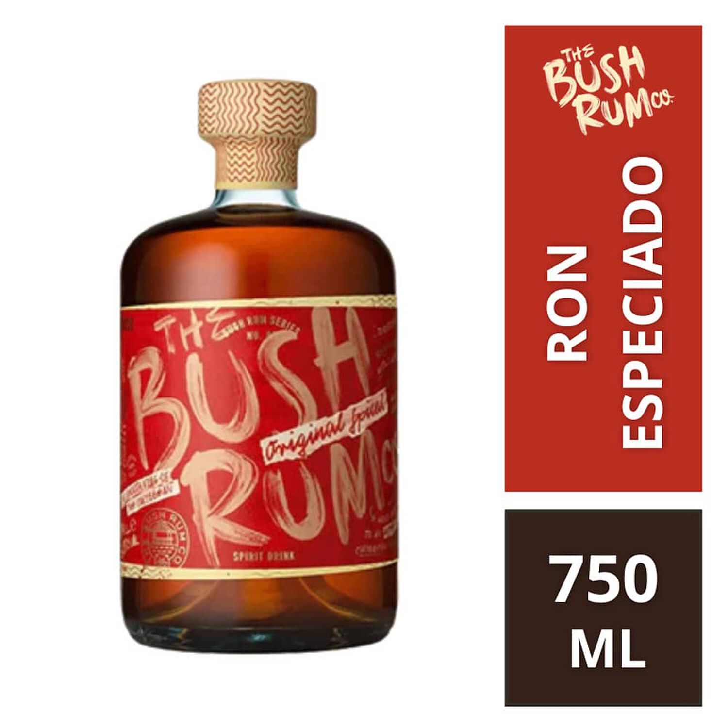Ron The Bush Rum Original Spiced 700cc. image number 0.0