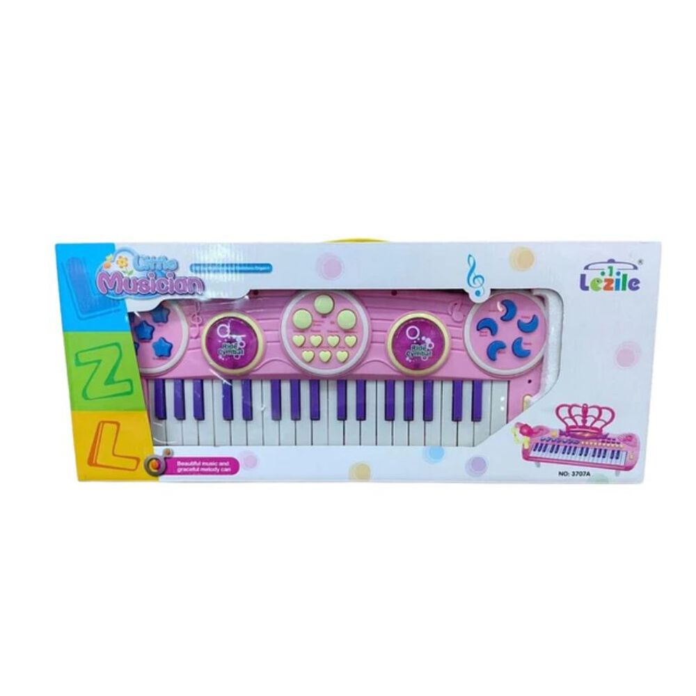 Teclado Piano Para Ni&ntilde;os Little Musician Rosa image number 2.0