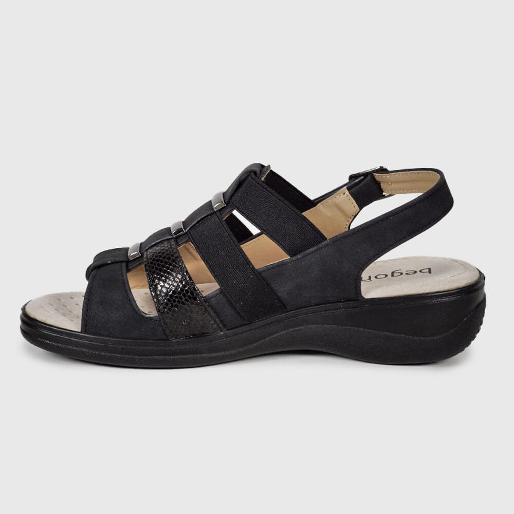 Sandalia Kivu Negro image number 4.0